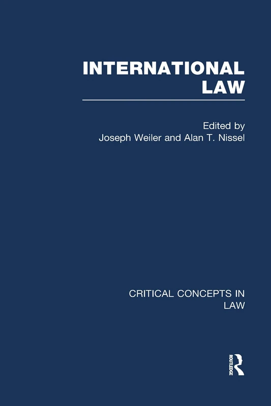 International Law: 1-6 (Critical Concepts in Law) - Image 1