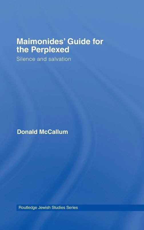 Routledge Maimonides' Guide for the Perplexed - Jewish Studies