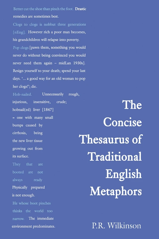 Concise Thesaurus of Traditional English Metaphors