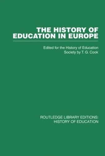 The History of Education in Europe (History of Education Society)