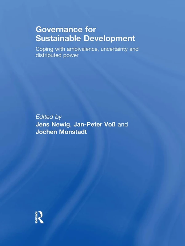 Routledge - Governance for Sustainable Development Book