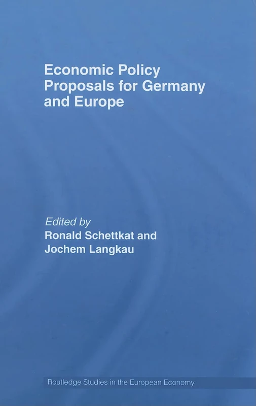 Routledge Economic Policy Proposals for Germany and Europe 18 - Image 1