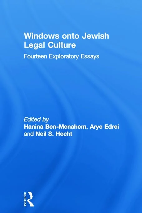 Windows onto Jewish Legal Culture: Fourteen Exploratory Essays (2 V. Set)