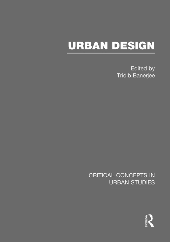Urban Design (Critical Concepts)