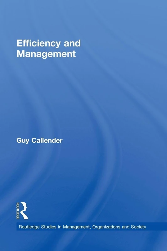 Efficiency and Management: 04 (Routledge Studies in Management, Organizations and Society)