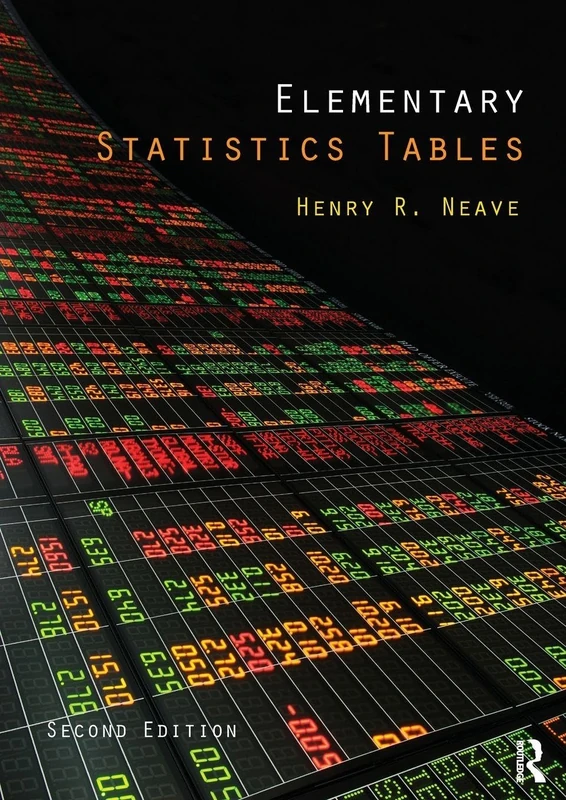 Elementary Statistics Tables