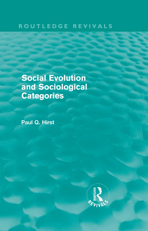 Routledge Social Evolution and Sociological Categories Book - Image 1