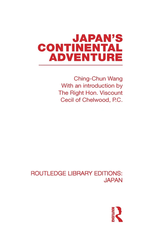 Japan's Continental Adventure (Routledge Library Editions: Japan) - Image 1
