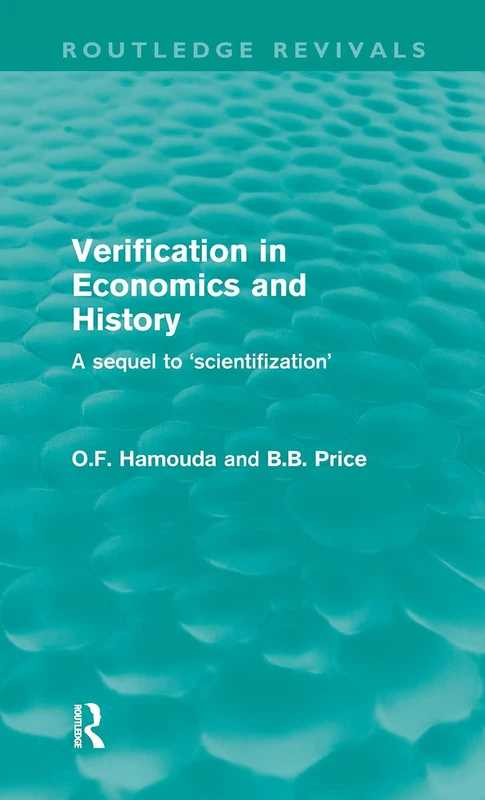 Routledge Verification in Economics and History - Book - Image 1