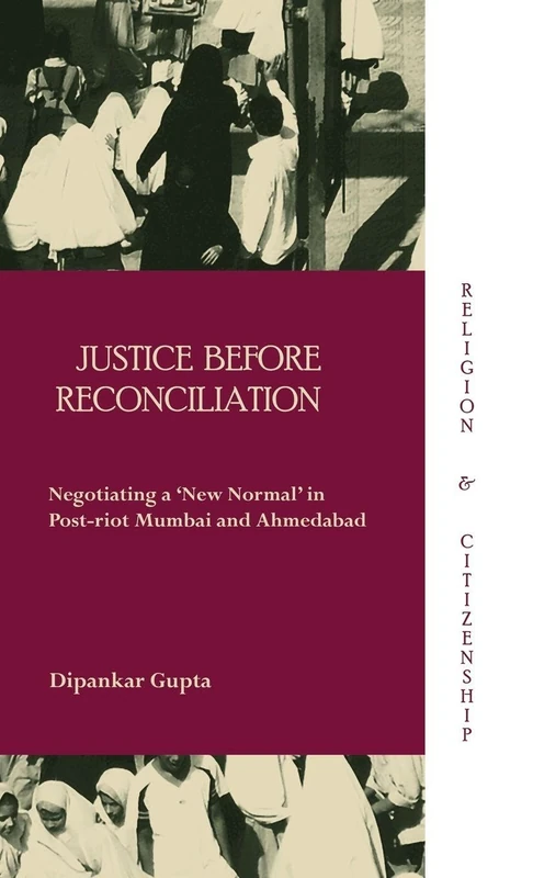 Routledge - Justice before Reconciliation (Religion & Citizenship)