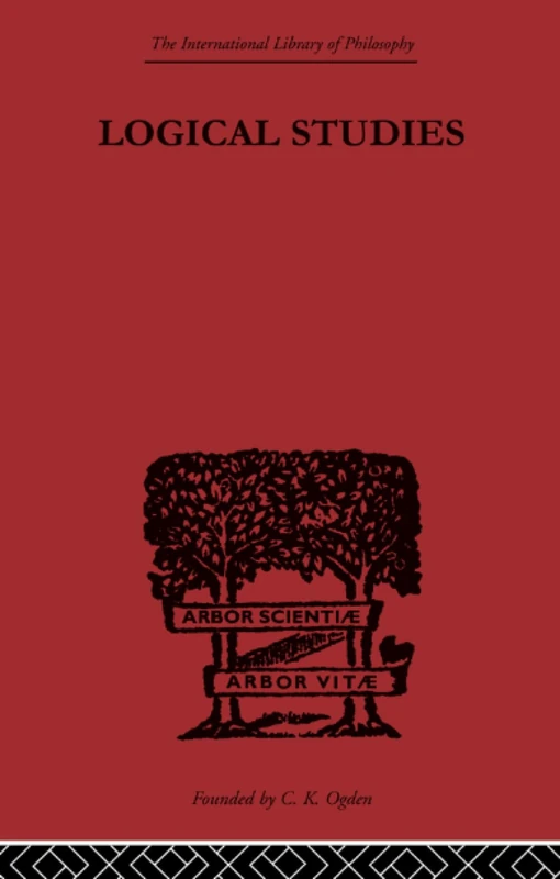 Logical Studies (International Library of Philosophy)