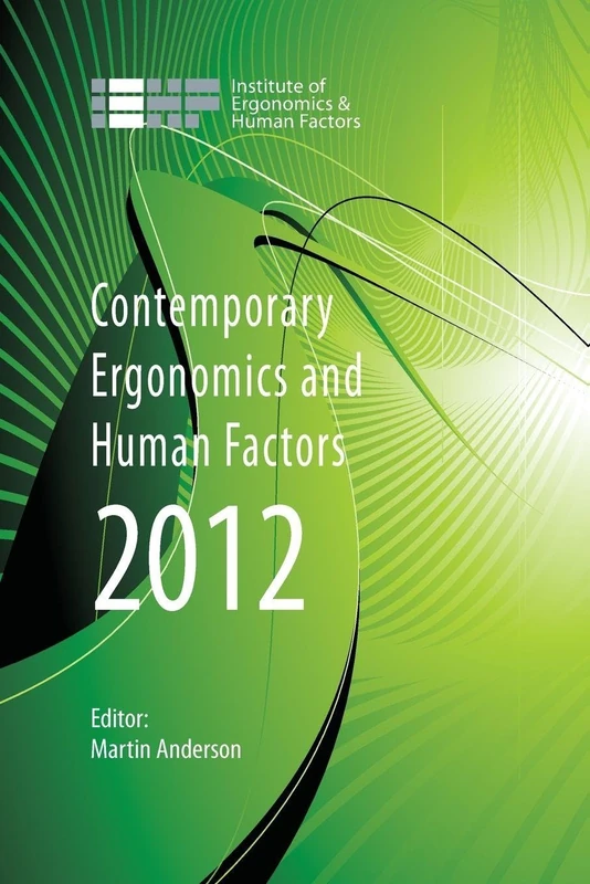 CRC Press Contemporary Ergonomics and Human Factors 2012