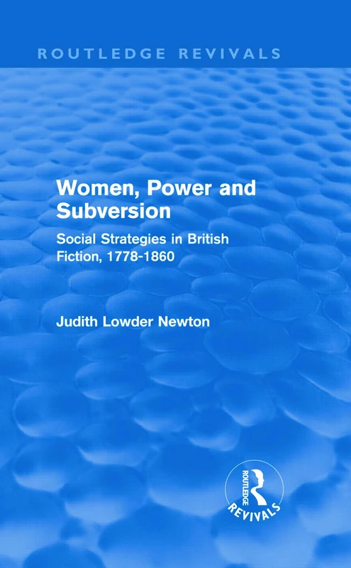 Routledge Women, Power and Subversion - British Fiction Book