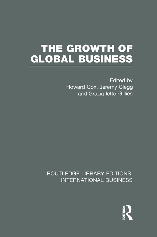 Routledge - The Growth of Global Business Book
