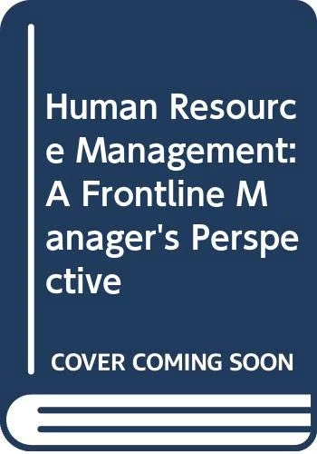 Routledge Human Resource Management - Frontline Manager Guide