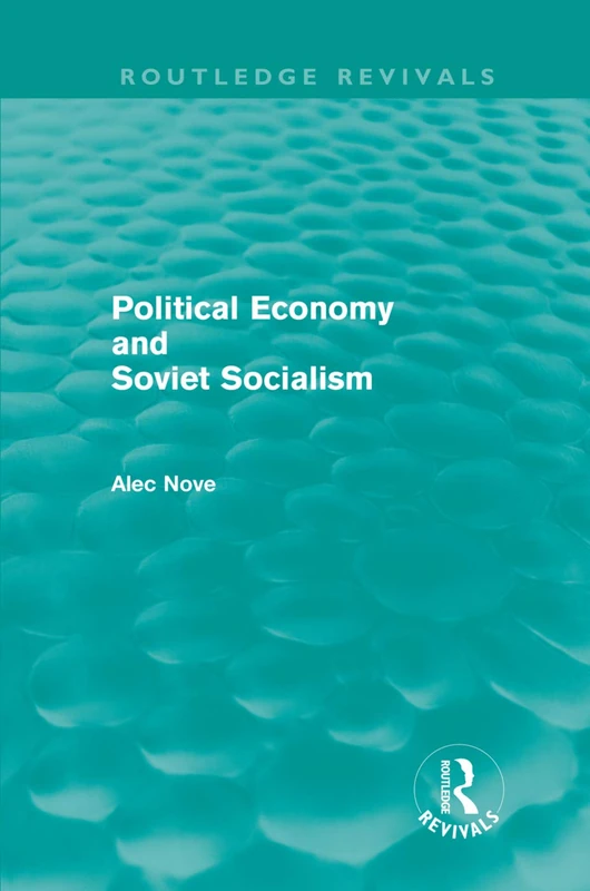 Routledge Political Economy and Soviet Socialism Book