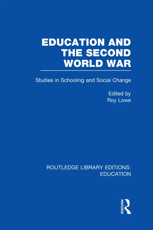 Routledge Education and the Second World War History Book