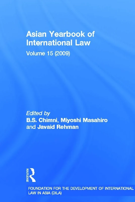 Asian Yearbook of International Law: Volume 15 (2009)