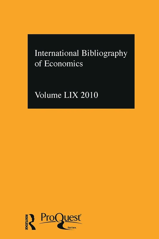 IBSS: Economics: 2010 Vol.59: International Bibliography of the Social Sciences