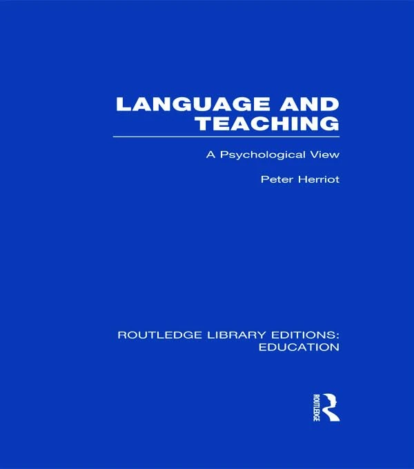 Routledge Library Editions: Education Mini-Set I Language & Literacy 9 vol set