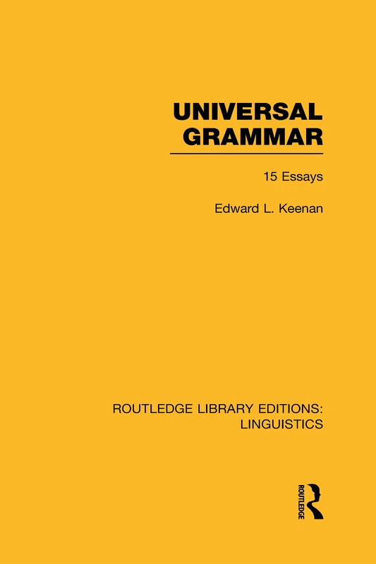 Routledge Universal Grammar: General Linguistics Book