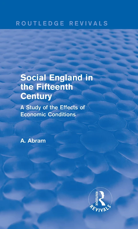 Routledge Social England in the Fifteenth Century - History Book