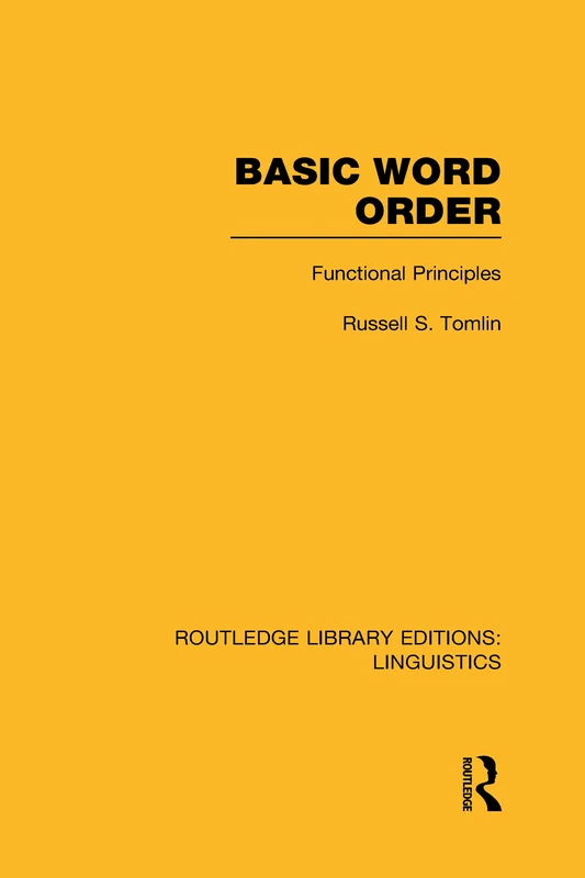 Routledge Basic Word Order - Linguistics Grammar Reference - Image 1