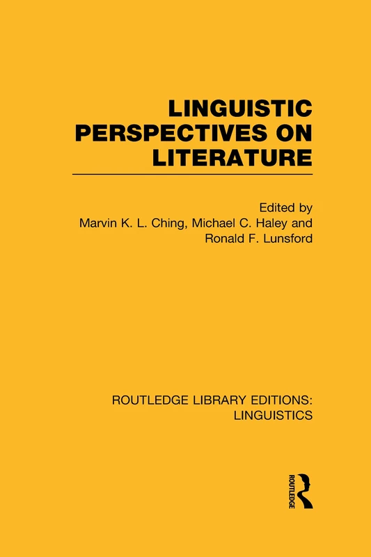 Routledge Linguistic Perspectives on Literature - RLE Linguistics