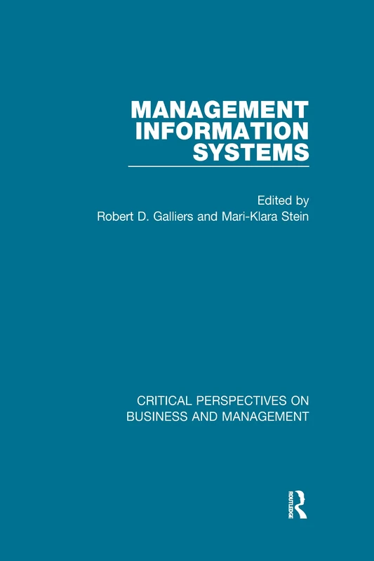 Management Information Systems (Critical Perspectives on Business and Management)