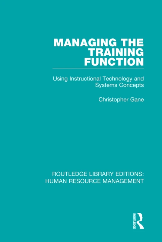 Routledge Managing the Training Function - HRM Textbook