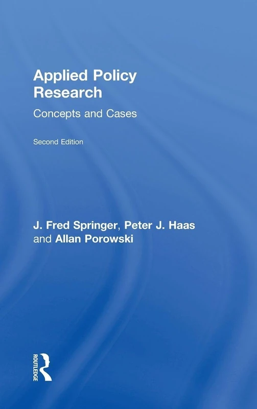 Applied Policy Research: Concepts and Cases