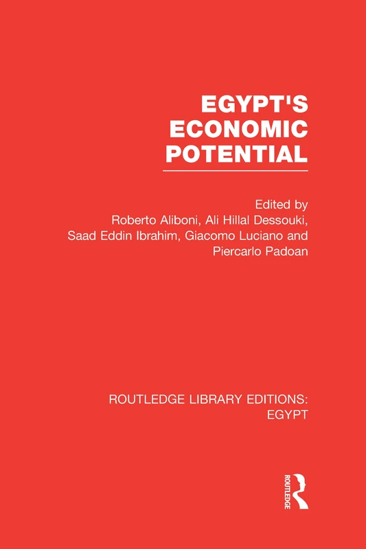 Routledge Egypt's Economic Potential (RLE Egypt) Book