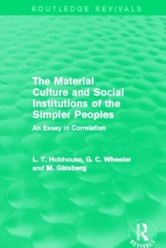 Routledge - The Material Culture and Social Institutions Study