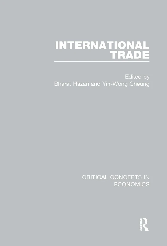 International Trade (Critical Concepts in Economics)