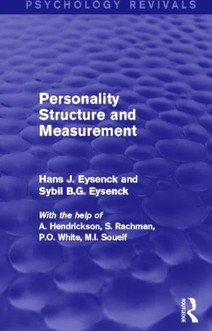 Routledge Personality Structure and Measurement Book