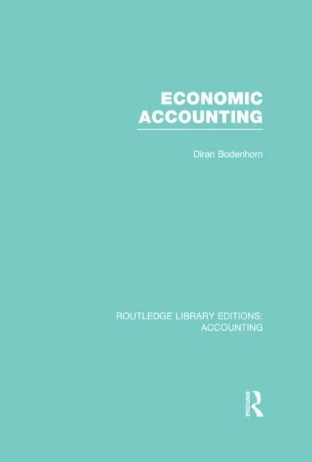 Economic Accounting (RLE Accounting) (Routledge Library Editions: Accounting)