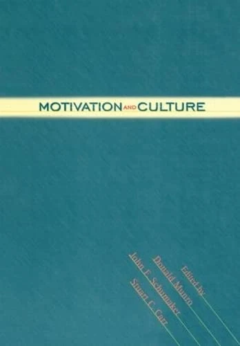 Routledge Motivation and Culture - Academic Research Book
