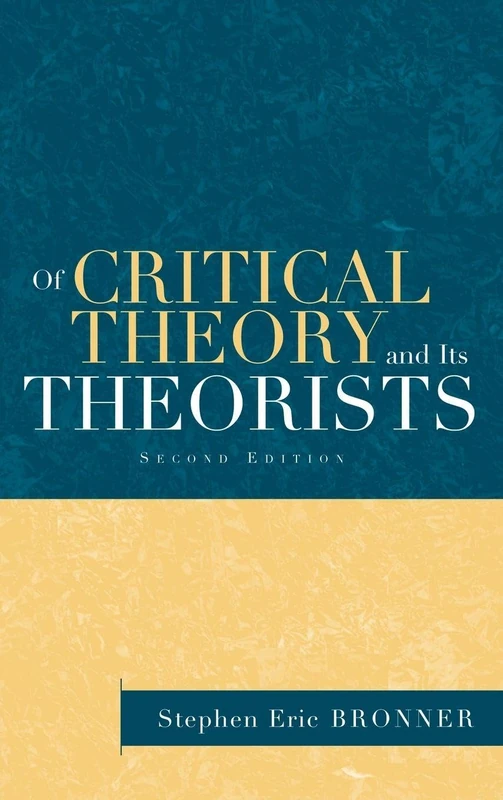 Routledge - Of Critical Theory and Its Theorists - Philosophy Book
