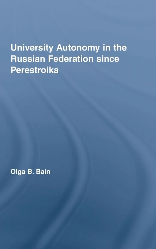 Routledge University Autonomy in Russian Federation Book