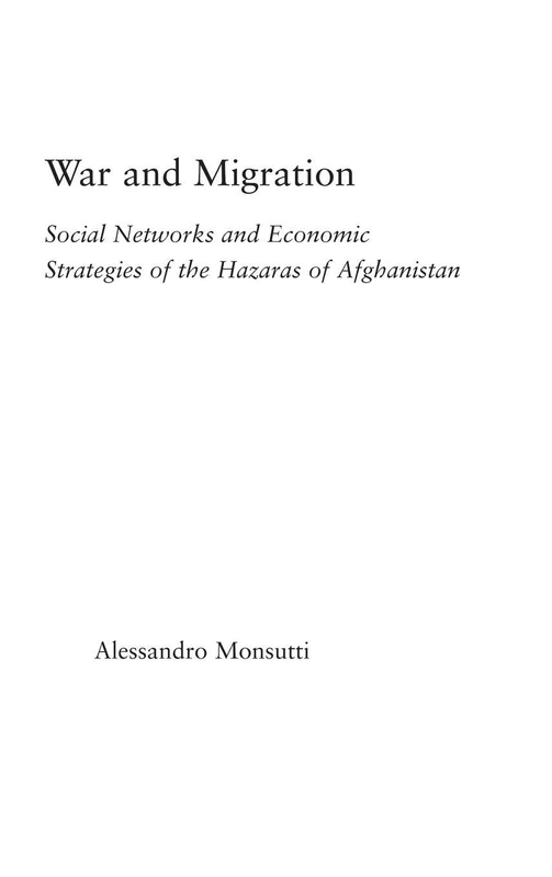 Routledge - War and Migration: Hazaras of Afghanistan Book - Image 1