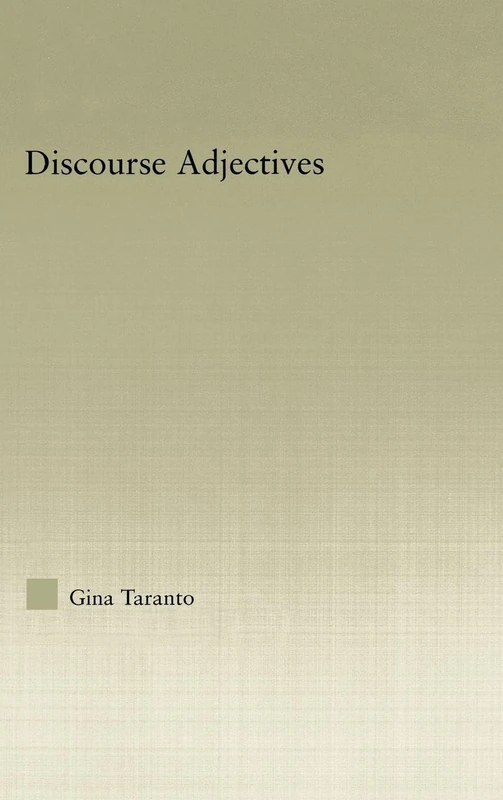 Routledge Discourse Adjectives - Linguistics Study Book - Image 1