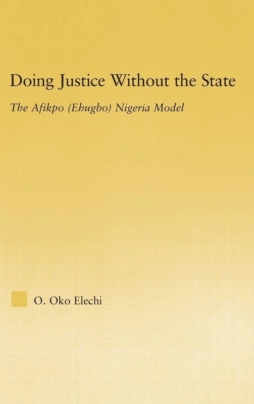 Routledge - Doing Justice without the State: Afikpo Nigeria Model - Image 1