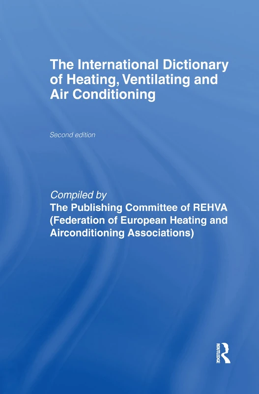 International Dictionary of Heating, Ventilating and Air Conditioning - Image 1