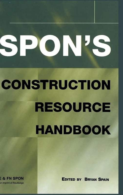 Spon's Construction Resource Handbook (Spon's Price Books)