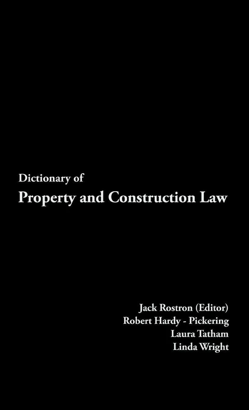 Dictionary of Property and Construction Law - Image 1