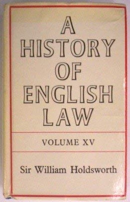 A History of English Law: Volume 2