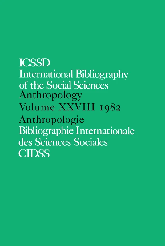 IBSS: Anthropology: 1982 Vol 28