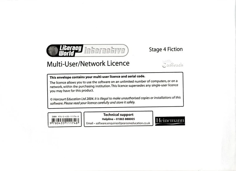Literacy World Interactive Stage 4 Fiction Multi User Licence