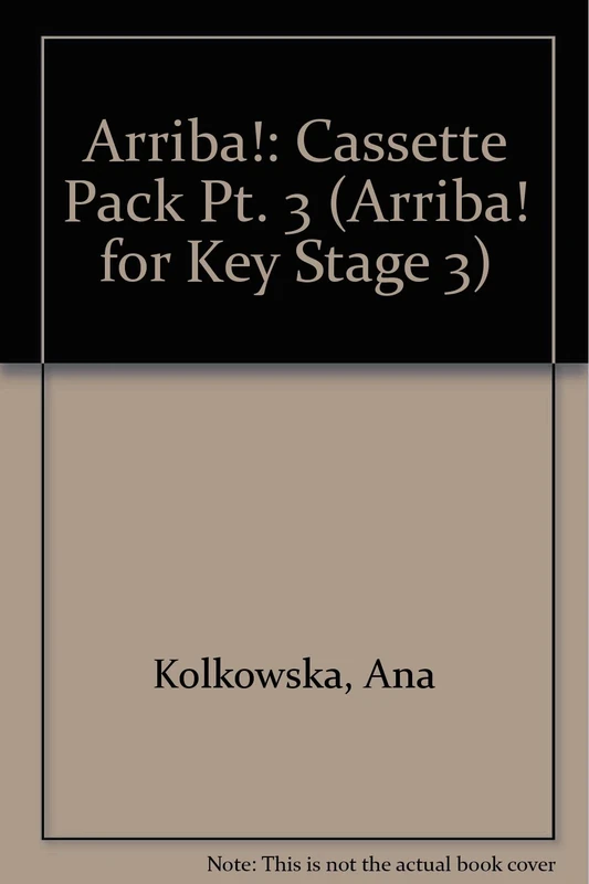 Arriba!: Cassette Pack Pt. 3 (Arriba! for Key Stage 3)