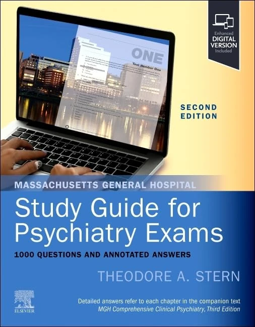 Massachusetts General Hospital Study Guide for Psychiatry Exams: 1000 Questions and Annotated Answers - Image 1